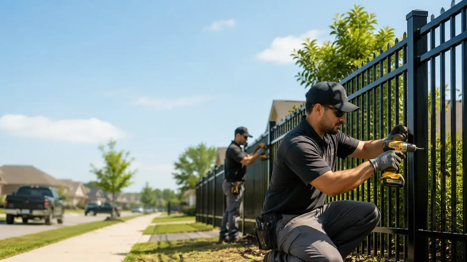 Metal Fence Installation in Arcadia, IN